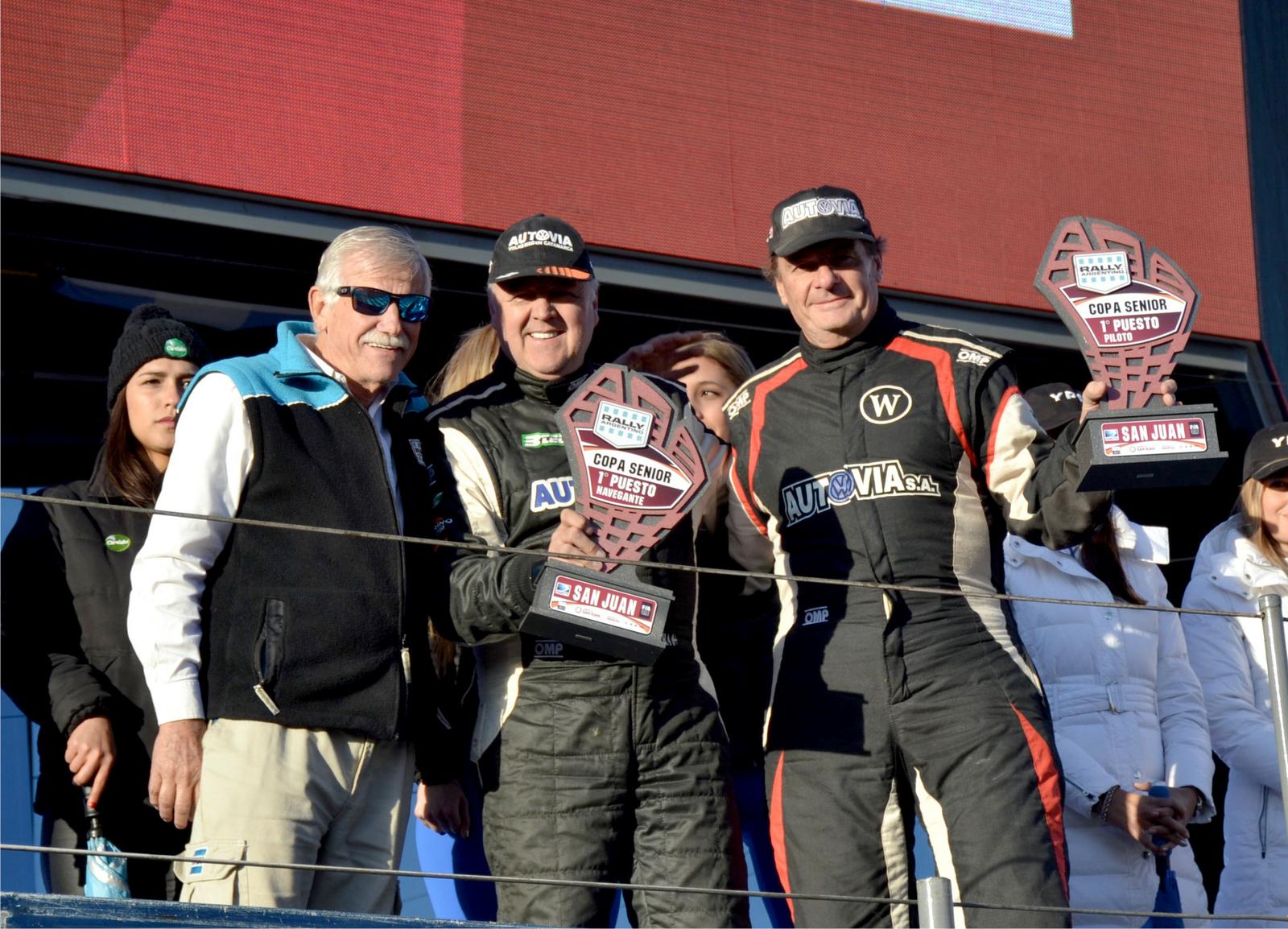 Podio Walter Dagostini copa Senior 