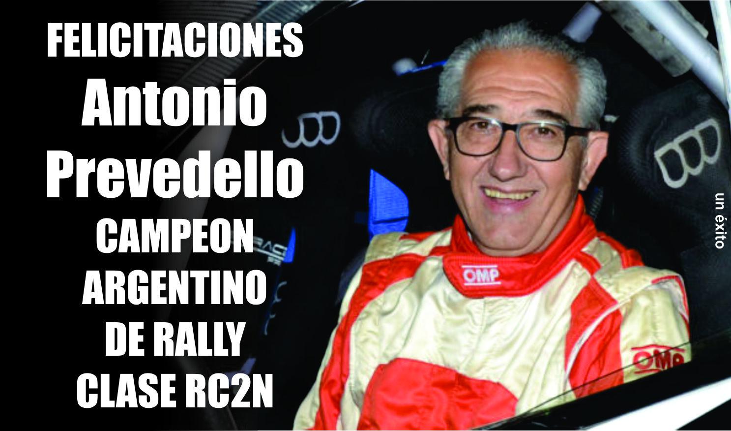 Prevedello Campeon Argentino