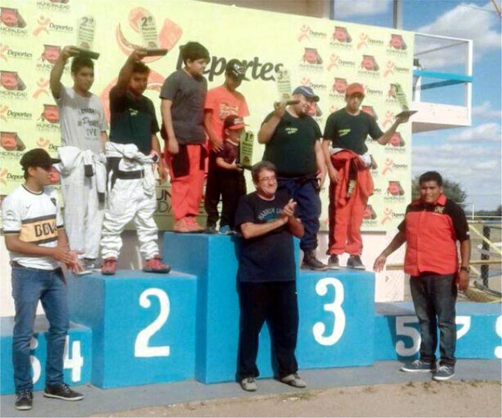 Podio Rally Interdepartamental