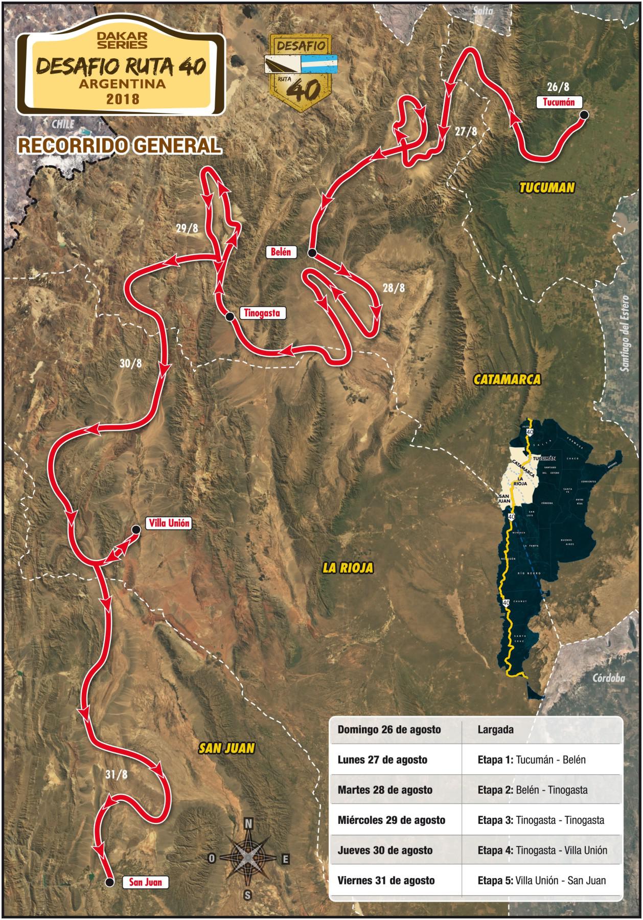 recorrido Desafio Tuta 40 2018