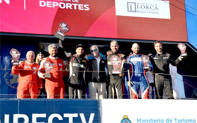 Podio Augusto Dagostini Copa Maxi Rally