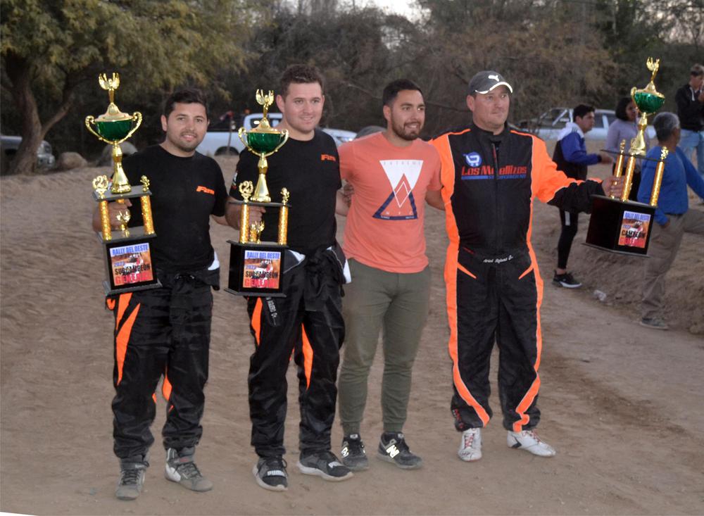 Podio Rally del Oeste