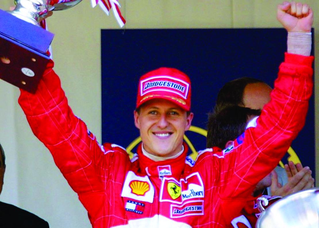 En el día de su cumpleaños, como esta Michael Schumacher a seis años